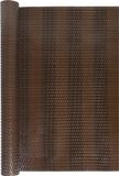 vidaXL Balkonscherm 600x100 cm poly rattan bruin en zwart