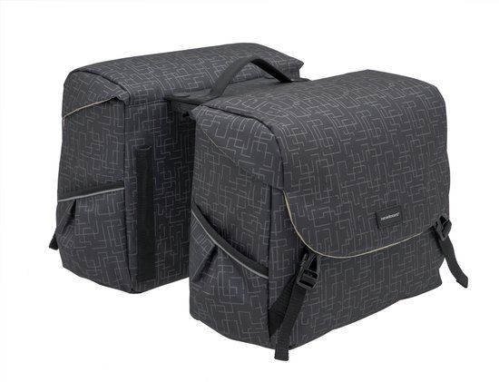 New Looxs Ivy Mondi Joy Double Racktime Pannier - 38L - Black
