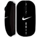 Nike Zwarte draadloze muis Nike-logo Just do it op zwarte achtergrond