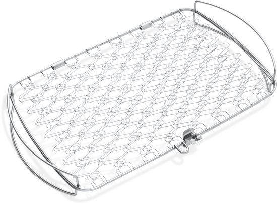 Weber Stainless Steel Grill Basket for Vegetables and Fish - 6471