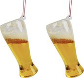 Kurt S. Adler Boule de Noël en verre à bière (set de 2)