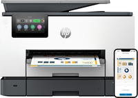HP HP OfficeJet Pro 9130b All-in-One printer, Kleur, Printer voor Kleine en middelgrote ondernemingen, Printen, kopi&#235;ren, scannen, faxen, Draadloos; Printen vanaf telefoon of tablet; Automatische documentinvoer; Dubbelzijdig printen; Dubbelzijdig scannen; Scannen naar e-mail; Scannen naar pdf; Faxen; USB-poort voorzijde; Touchscreen