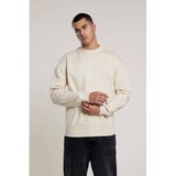 Aeden sweater met backprint beige