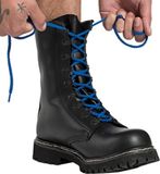 Mister B Schoenveters - Blauw - 250 cm - Voor laarzen met 20 gaten