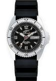 Chris Benz Mod. CBM-S-KB-SI - Unisex Polshorloge - Zwart/Zilverkleurig