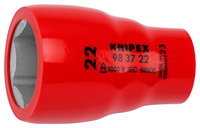 Knipex Douille pour vis à six pans | Carré intérieur 3/8\" | Longueur 49 mm - 98 37 22