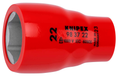 Knipex Douille pour vis à six pans | Carré intérieur 3/8\" | Longueur 49 mm - 98 37 22