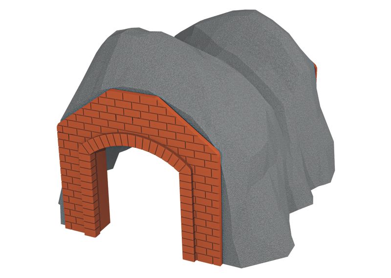 Marklin Tunnel 72202 - Modelspoorwegonderdelen & -accessoires - Grijs/Oranje - Vanaf 3 jaar