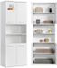mokebo Colonne de salle de bain 'Der Matrose' (180x65x34 cm) Blanc Mat