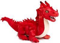 Uni-Toys - Draak rood - 40 cm - pluche knuffeldier