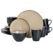 Gibson Soho Lounge Rond 16-delig Servies Set - Taupe