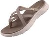 Skechers Go Walk Flex Sandaal - Ssselena Vrouwen teen separator Beige