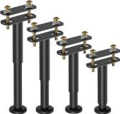 Solidchoice - Pieds de lit réglables 18-33cm pour meubles et armoires