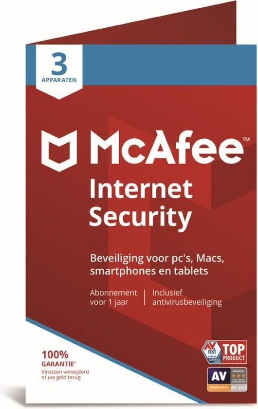 McAfee Internet Security - 3 Devices - 1 Year - Dutch - Download