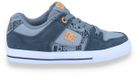 Dc Boys Sneaker Pure Elastic Dark Grey/grey/orange | Size: 28