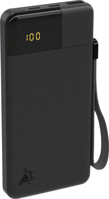Aqiila Powerbird B10 Powerbank - 10000mAh - 20W - Zwart