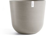 Ecopots Oslo 65 - Taupe - Ø65 x H56,6 cm - Ronde taupe bloempot