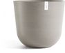 Ecopots Oslo 65 - Taupe - Ø65 x H56,6 cm - Ronde taupe bloempot