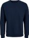 JACK & JONES Star basic sweat crew neck regular fit Herren Sweatshirt Baumwollmischung mit Rundhalsausschnitt - Blau