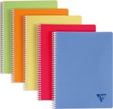 Clairefontaine Linicolor Notitieboeken - 5 stuks - A4 - 180 pagina's - Geruit (5x5 mm) - 90 g