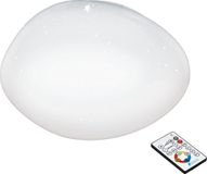 Eglo Sileras - LED plafondlamp - Ø45 cm - wit met kristal