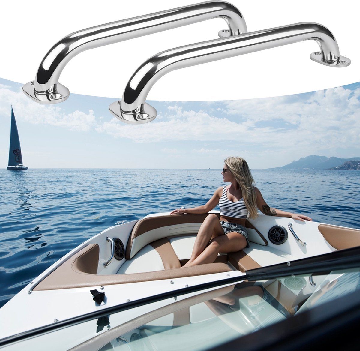 Achilles Handgreep voor Boot - RVS - Zilver - 2022 Model