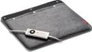 Imetec 26018 Chauffe-pieds, Peluche, Gris, 5 Niveaux de Chaleur, Arrêt Automatique, Protection contre la Surchauffe