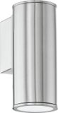 Eglo Riga Wandlamp voor buiten - LED - IP44 - 1 Lichts - GU10 - RVS