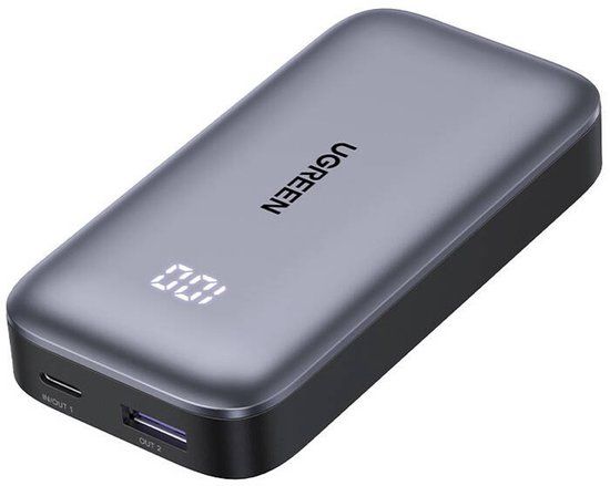 Ugreen Powerbank 10000mAh Nexode PB502 USB USB-C 30W PD Transparant