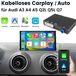 Audi Interface CarPlay sans fil et Android Auto pour A3 (2012–2021) et Q2 (2012–2021)