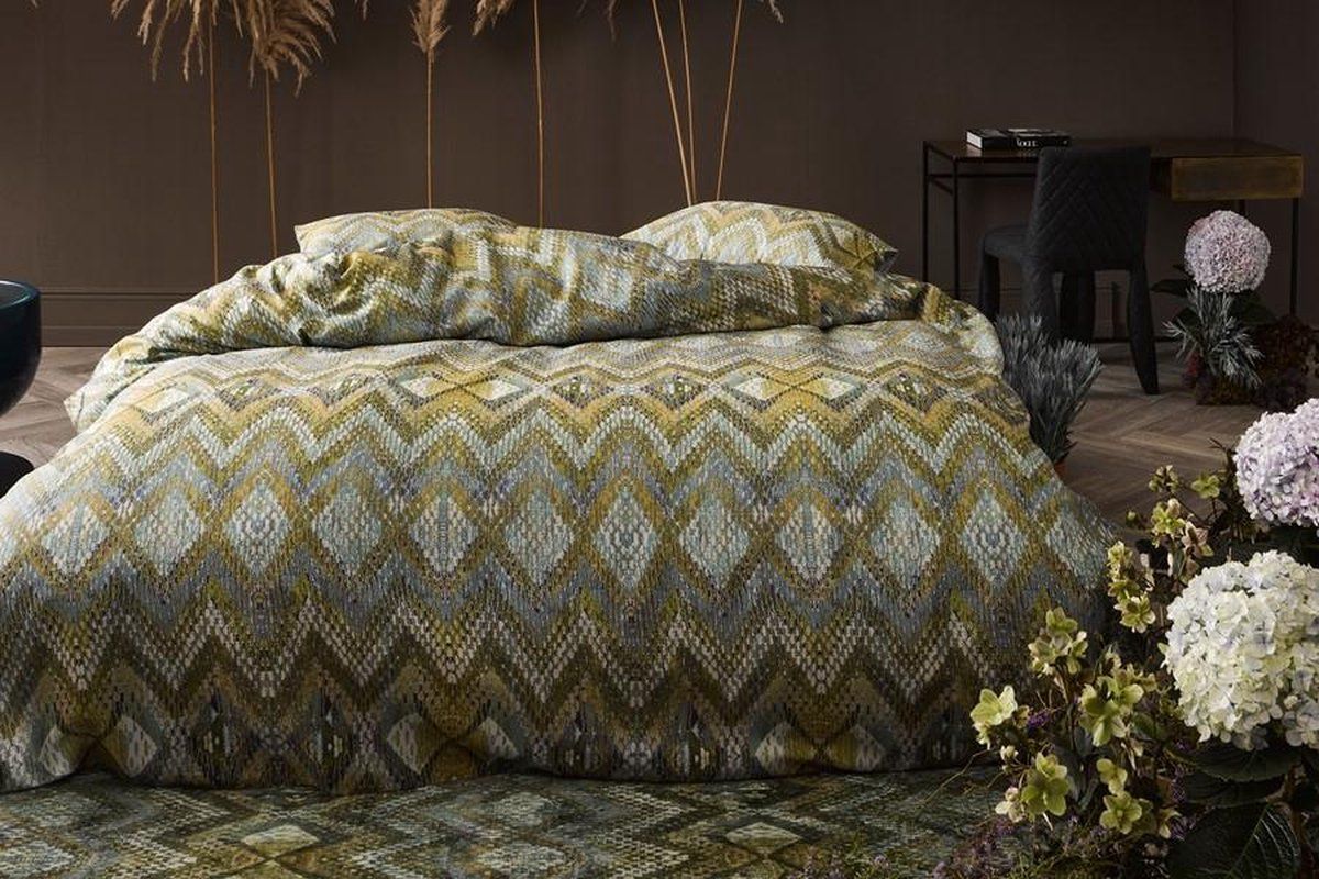 Essenza Dekbedovertrek Fabienne - 200x220 cm - Olive