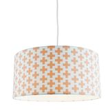 Theluz 566/40NJ Plafondlamp Oranje LED E27 20W 40cm