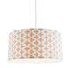 Theluz 566/40NJ Plafondlamp Oranje LED E27 20W 40cm