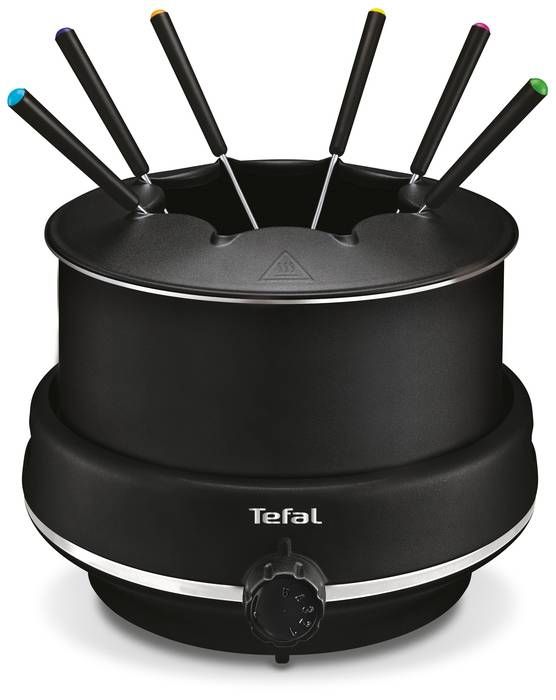 Tefal EASY 6 persoon/personen Kaasfondue Zwart/Roestvrijstaal