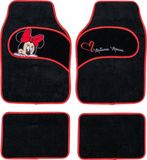 Goodyear Minnie Mouse Vloermattenset Voor Auto Minnie Mouse Cz10339 Zwart/Rood