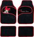 Goodyear Minnie Mouse Vloermattenset Voor Auto Minnie Mouse Cz10339 Zwart/Rood
