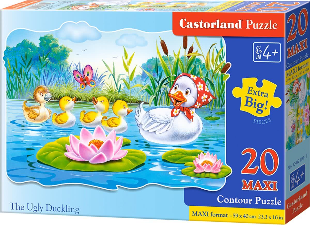 Castorland Ugly Ducling - Legpuzzel - 26 Stukjes