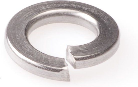 Hoenderdaal Fasteners HOENDERDAAL Veerring RVS A2 M12x21.2x.25mm DIN127B - 100 stuks