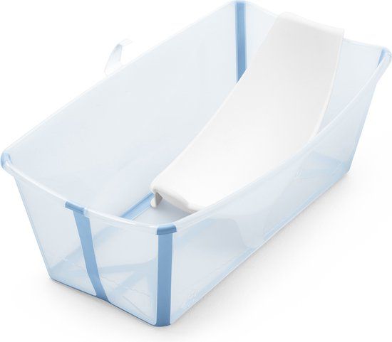 Stokke Flexi Bath (Ocean Blue) met ondersteuning voor pasgeborenen