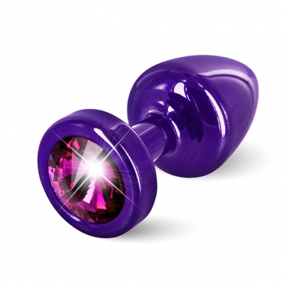 Diogol - Anni Butt Plug Rond Paars & Roze 25 Mm