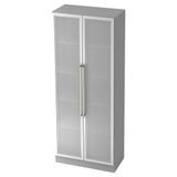 hjh OFFICE PRO Wandkast - Grijs/Zilver - 80 x 42 x 200,4 cm - Signa G 7100G CE
