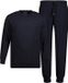 JP 1880 - Heren - Pyjama Buik-Fit shirt met lange mouwen lange broek - Navy blauw - Maat XXL
