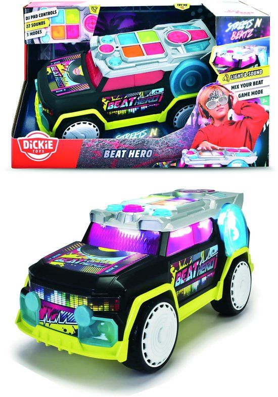 Dickie Toys Beat Hero-voertuig 32 Cm Veelkleurig