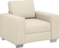 vidaXL Zitbank Beige Linnenmix 100 cm
