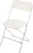 Vevor Chaise pliante en plastique portable 4 pièces, chaise de jardin, chaise de camping, blanc