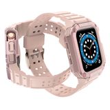 Hurtel Apple Watch 7/6/5/4/3/2/Se, 45/44/42mm, roze Beschermband met hoesje