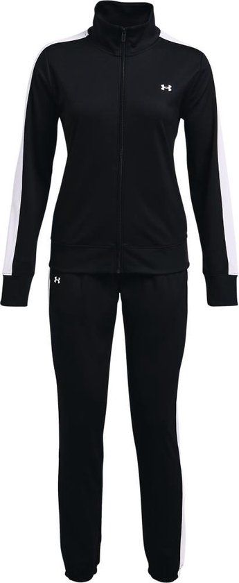Under Armour Tricot Tracksuit Women - Black/White - Size XS