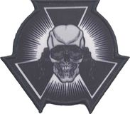 Rock Off Megadeth - Skull Start Patch - Zwart