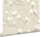 Laura Ashley Magnolia Grove Behang - Bloemen - 10mx52cm - Beige