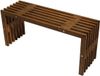 Buitengewoon Boet Buitengewoon de Boet D-bench 100 pine brown oiled L 100 cm
